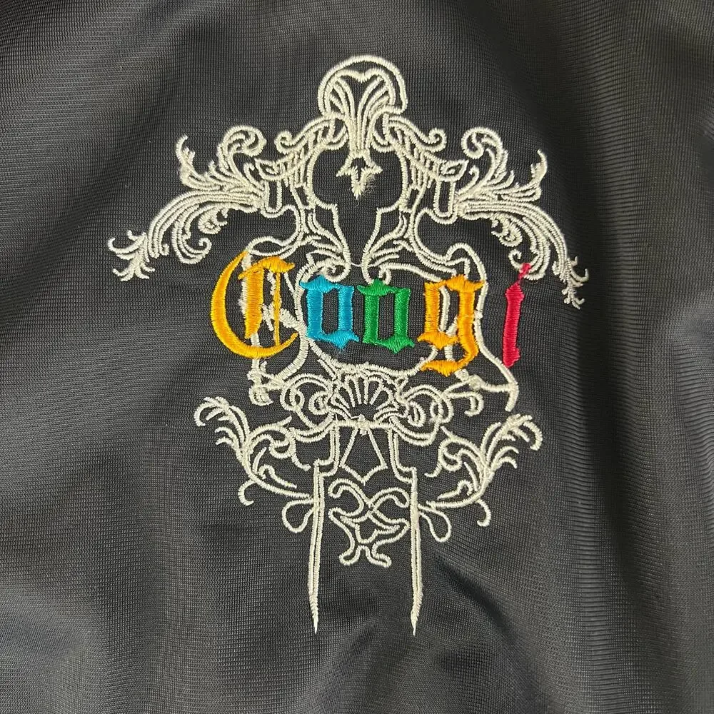 Vintage Coogi Heritage Track Jacket 3XL Big Logo Hip Hop Y2K Rasta Stripe Zip Up - Picture 5 of 15